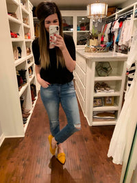 Highline Cropped Micro Flare Jeans