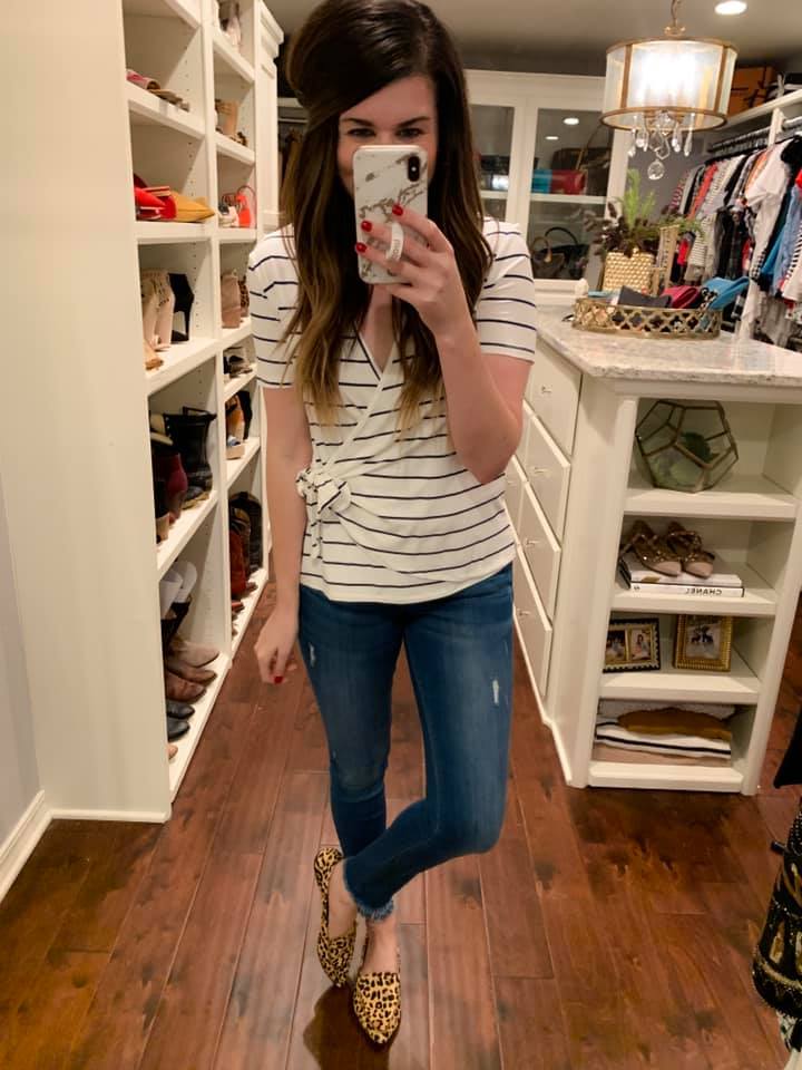 Auburn Frayed Hem Jeans