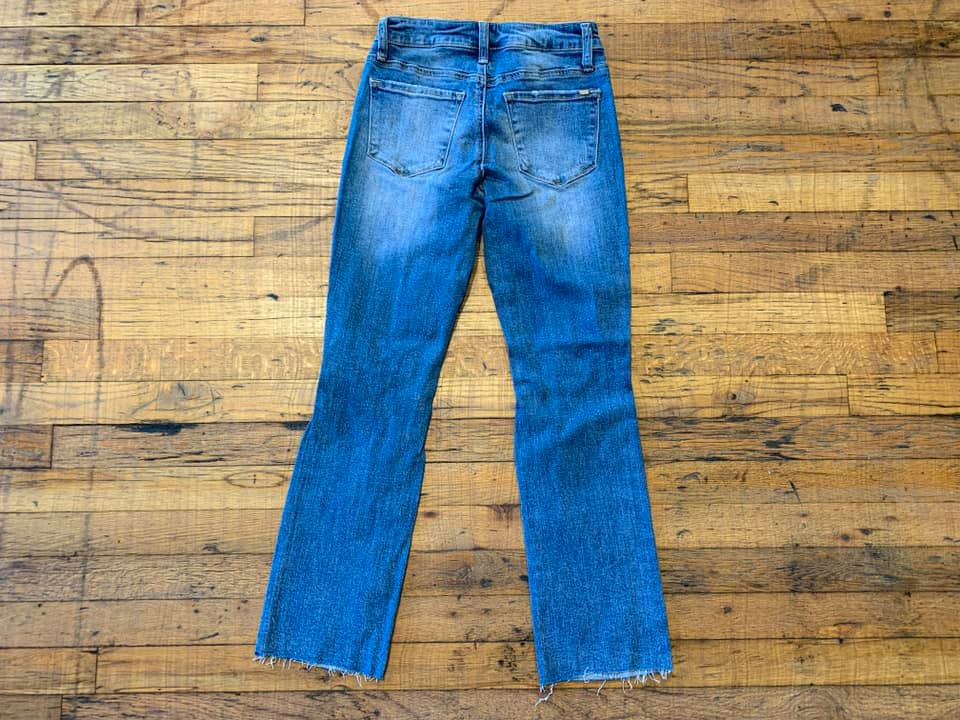 Highline Cropped Micro Flare Jeans