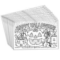 Halloween Paper Pumpkin Placemat Set *Final Sale*