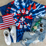 SALE! Trust + Obey Tie Dye Tee