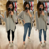 Donnelly Top in Heather Gray