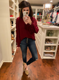 KanCan Tobin Button Front Jeans