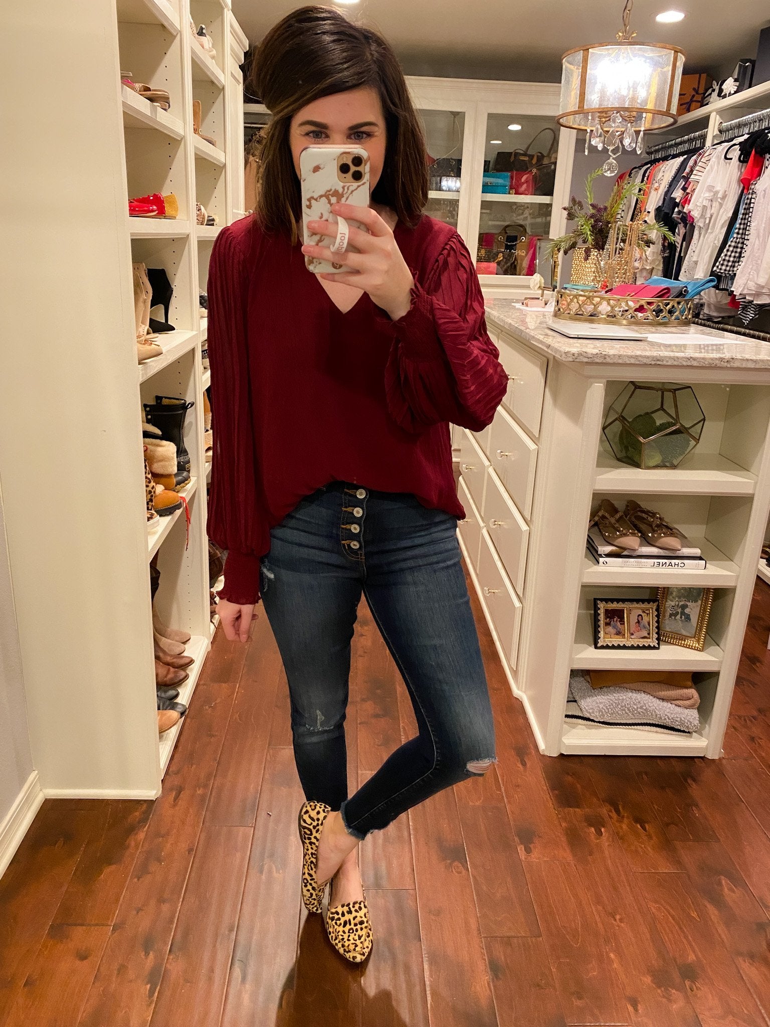 KanCan Tobin Button Front Jeans