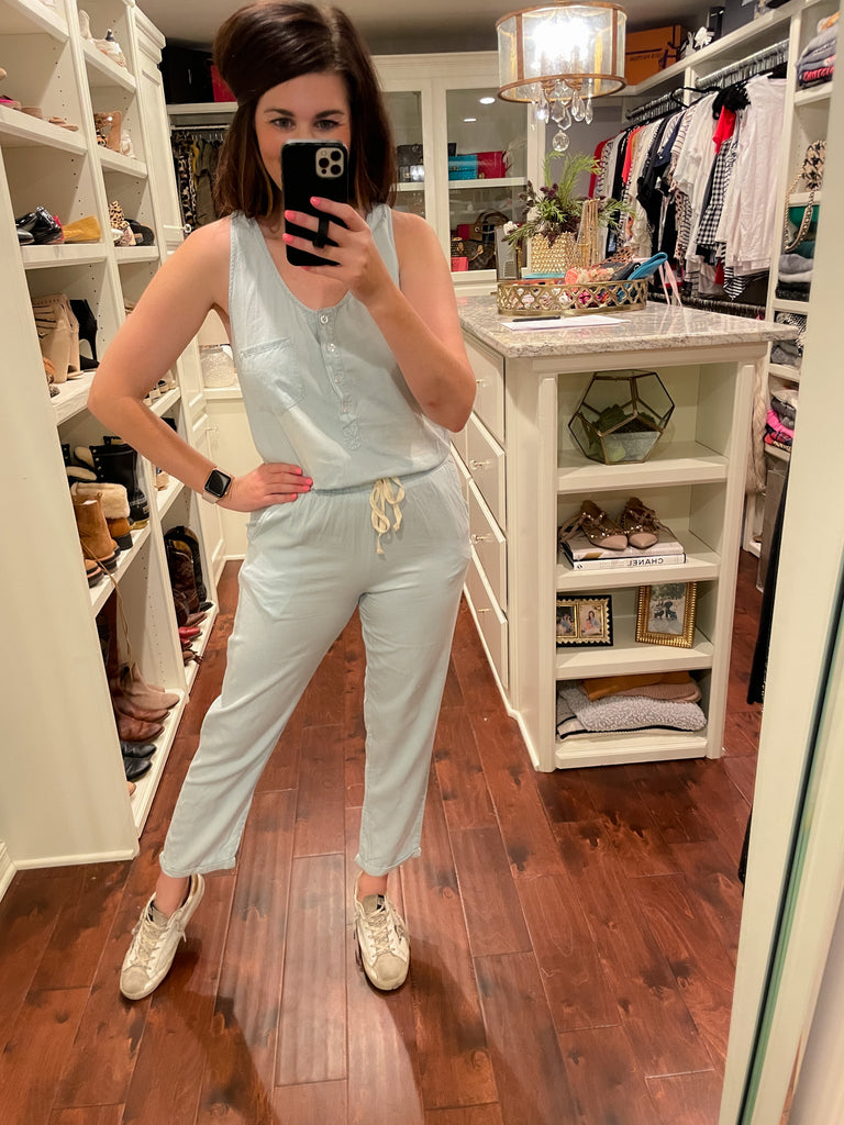 Focused on Fashion Chambray Jumpsuit