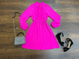Sweeter with You Dress in Hot Pink