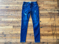 Mae Dark Wash Skinny Jeans