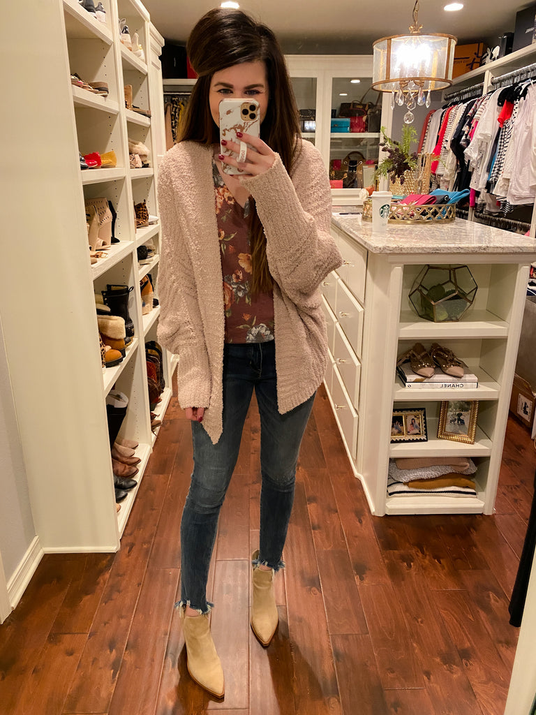 SALE! Blooms in Fall Top in Burgundy