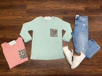 *BELLES & DOORBUSTER* Marleigh Pocket Top *Final Sale*