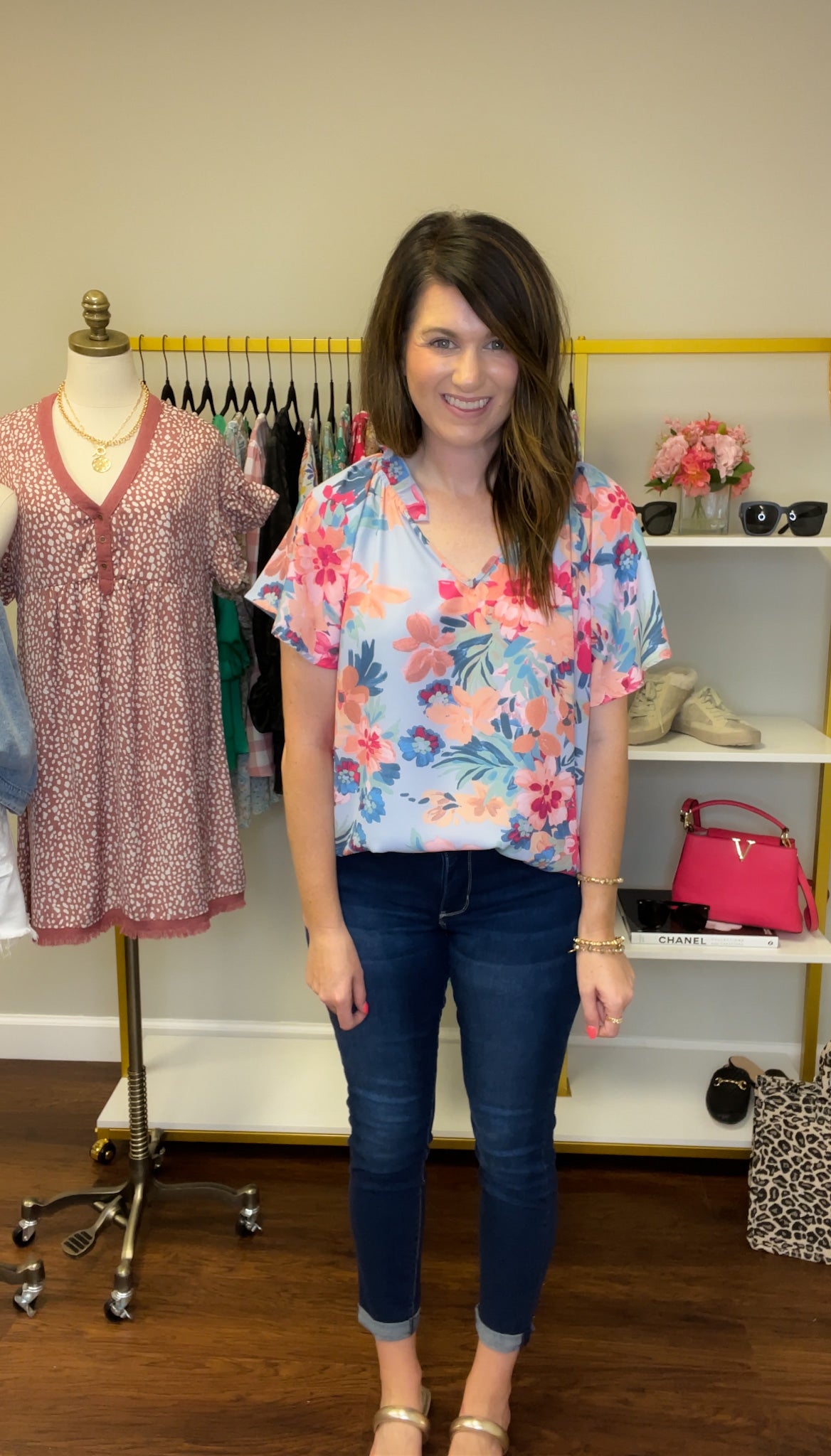 Royalty for Me Hide Davenport Roll Cuff Jeans