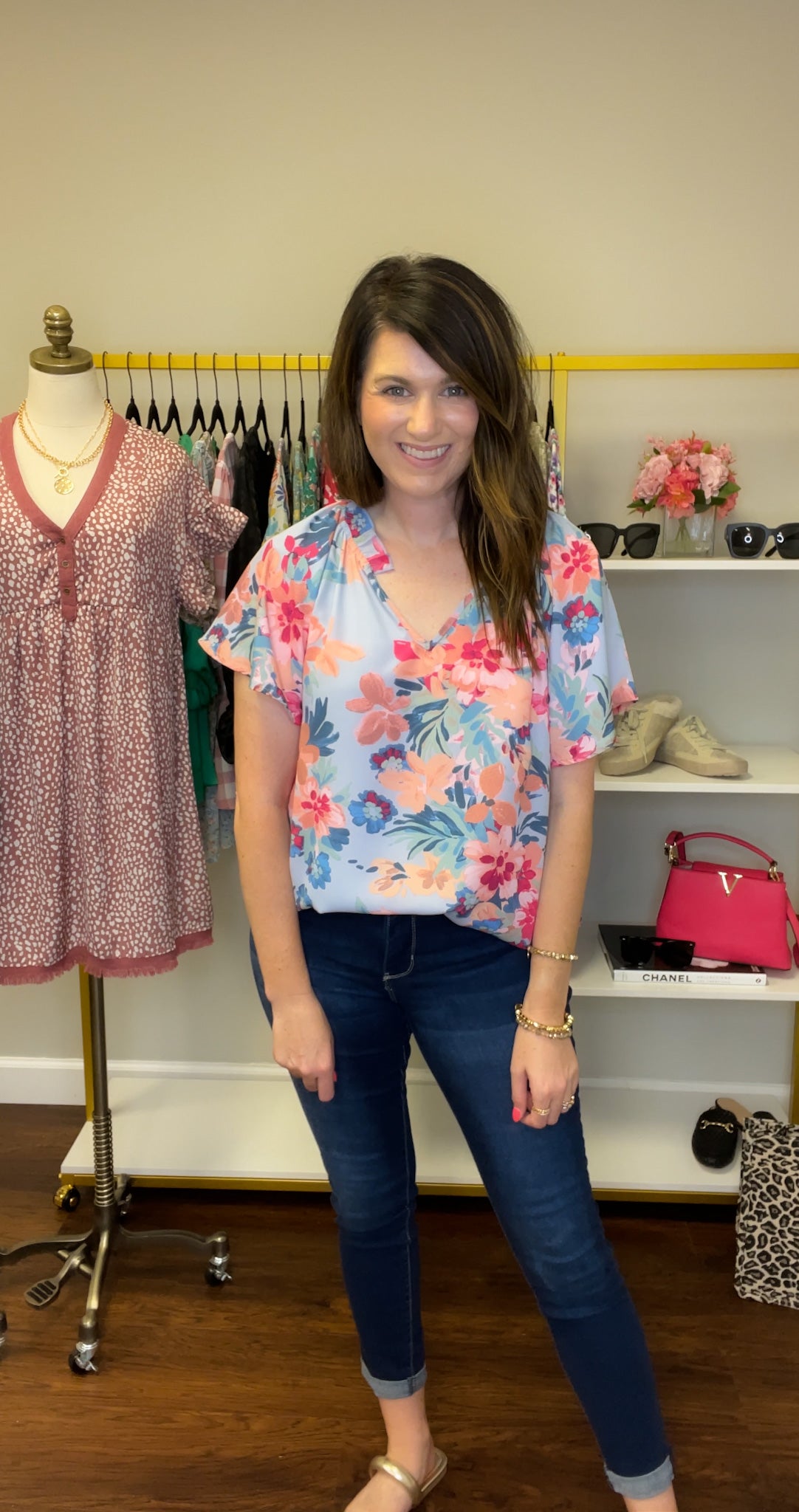 Royalty for Me Hide Davenport Roll Cuff Jeans