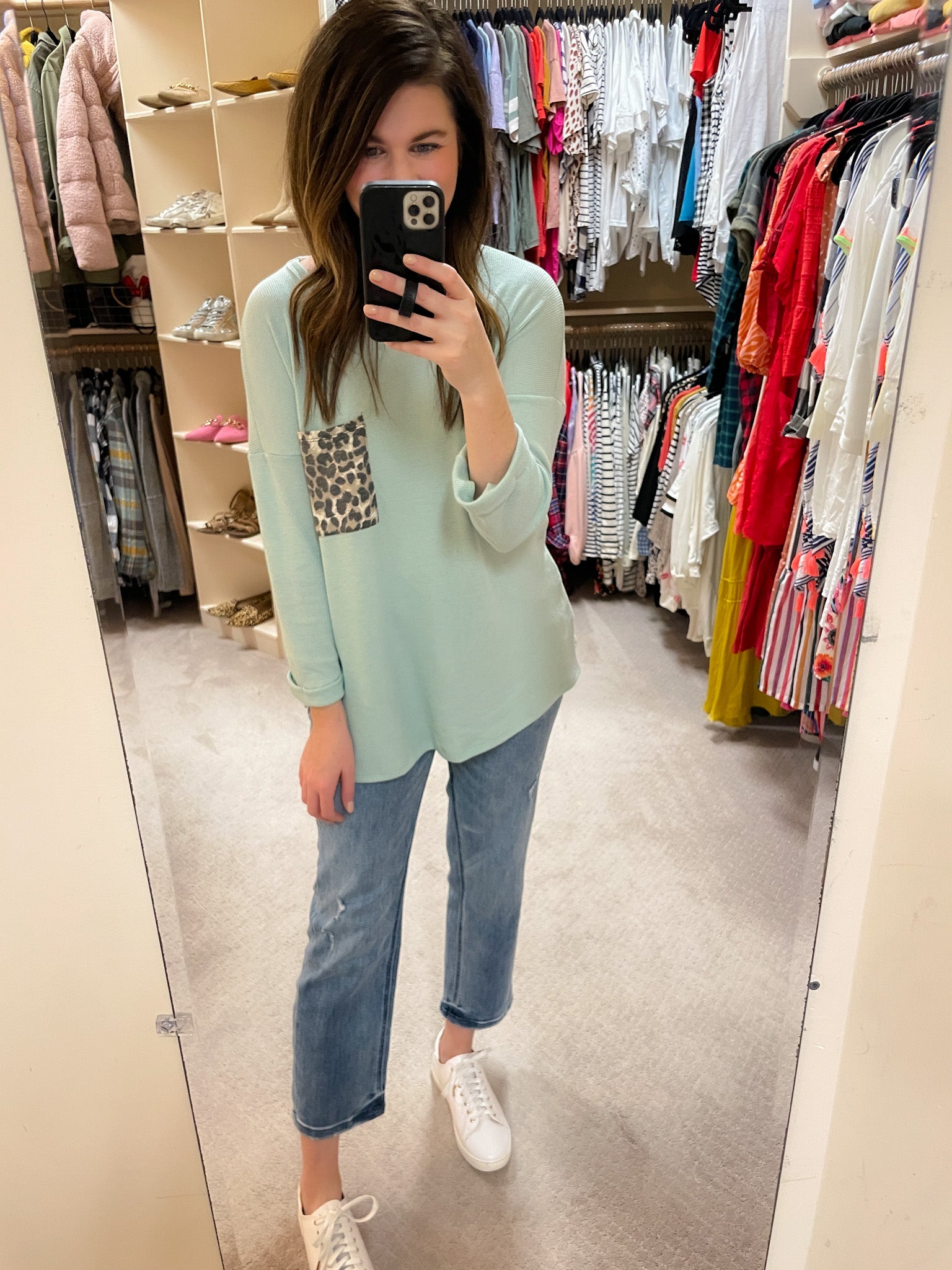 *BELLES & DOORBUSTER* Marleigh Pocket Top *Final Sale*