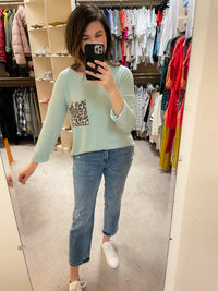 *BELLES & DOORBUSTER* Marleigh Pocket Top *Final Sale*