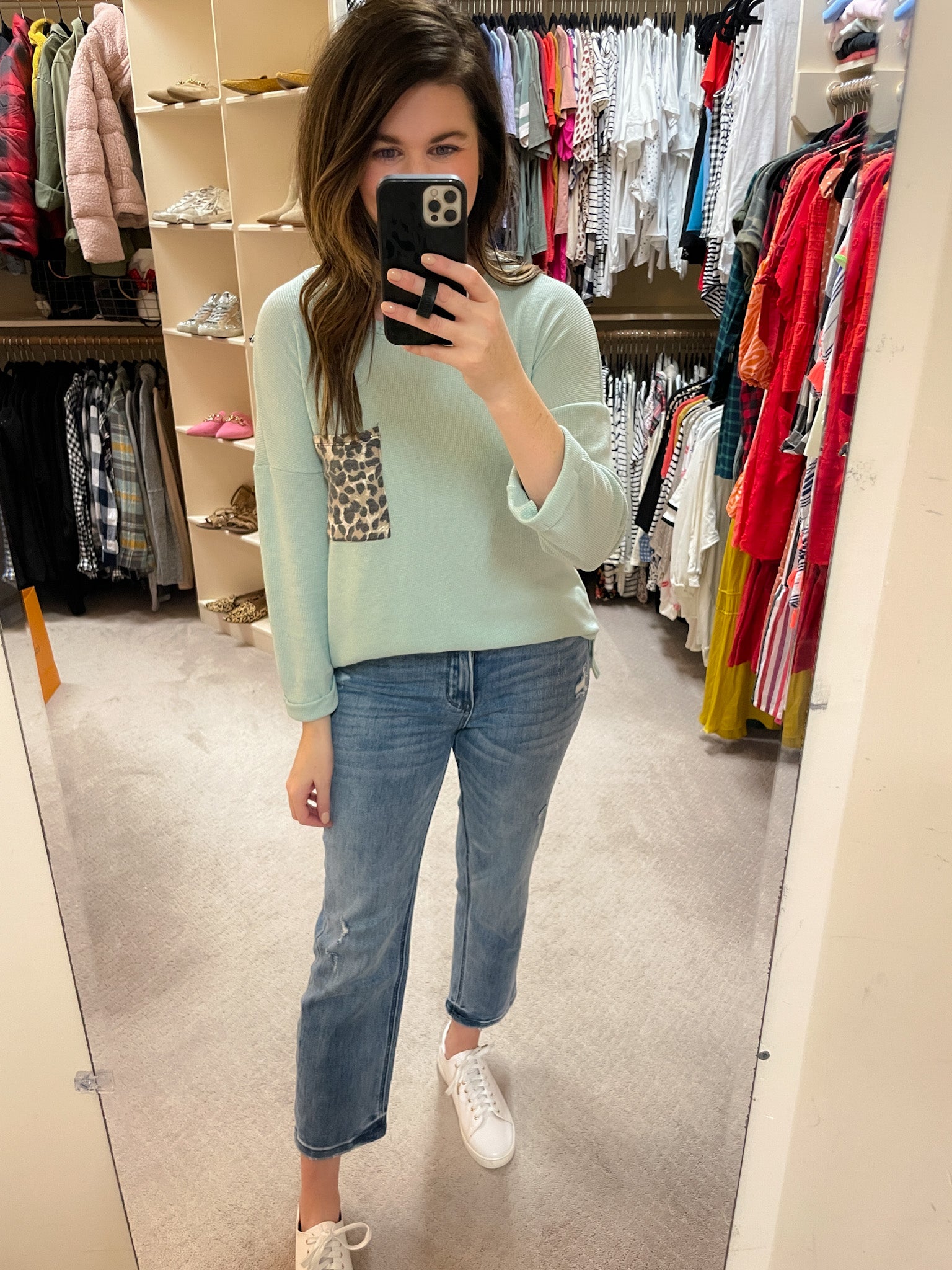 *BELLES & DOORBUSTER* Marleigh Pocket Top *Final Sale*