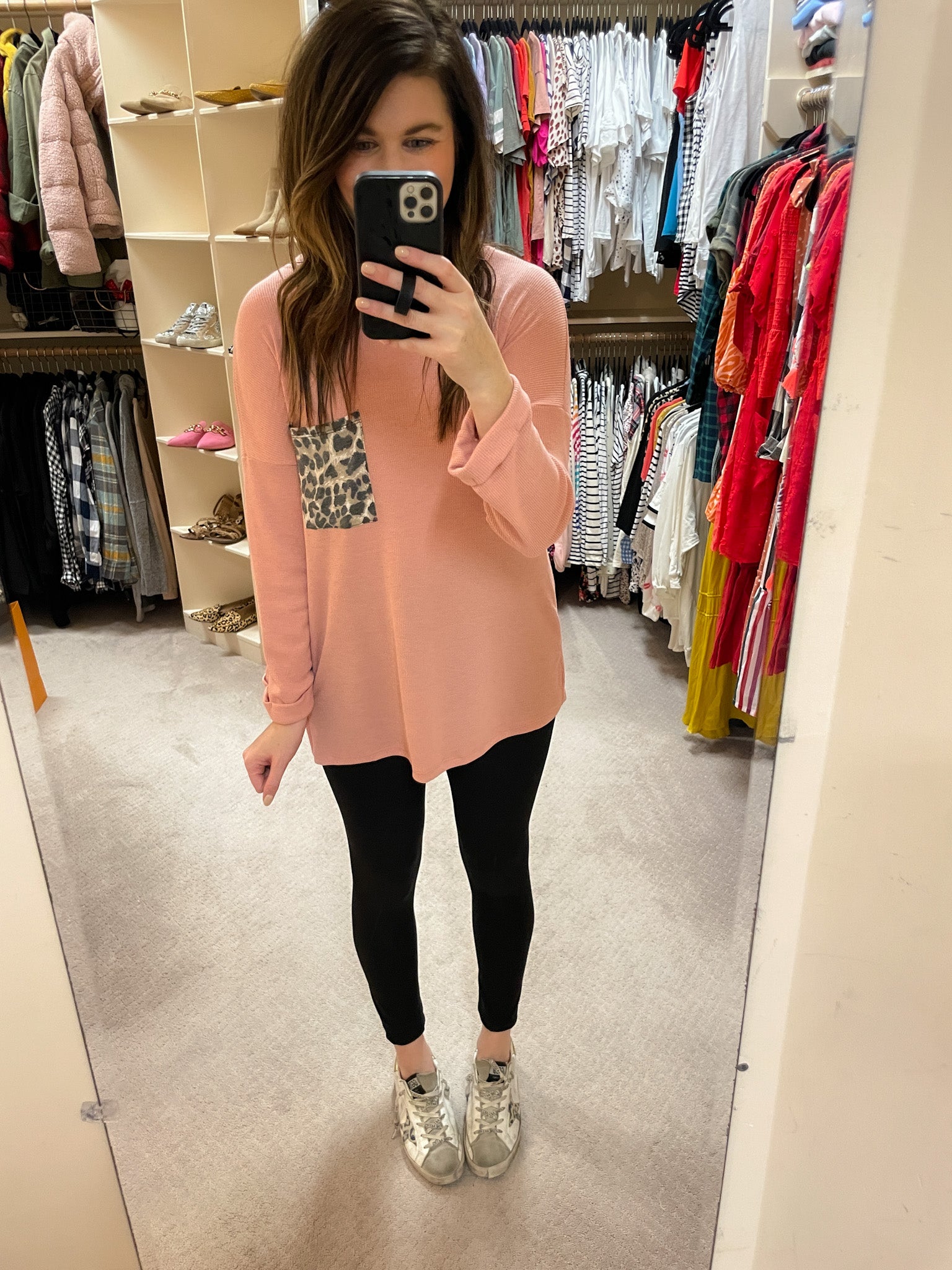 *BELLES & DOORBUSTER* Marleigh Pocket Top *Final Sale*