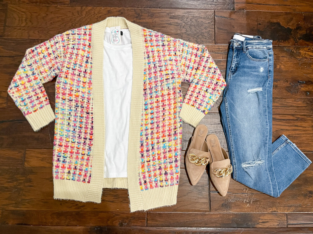 Color Outside the Lines Cardigan