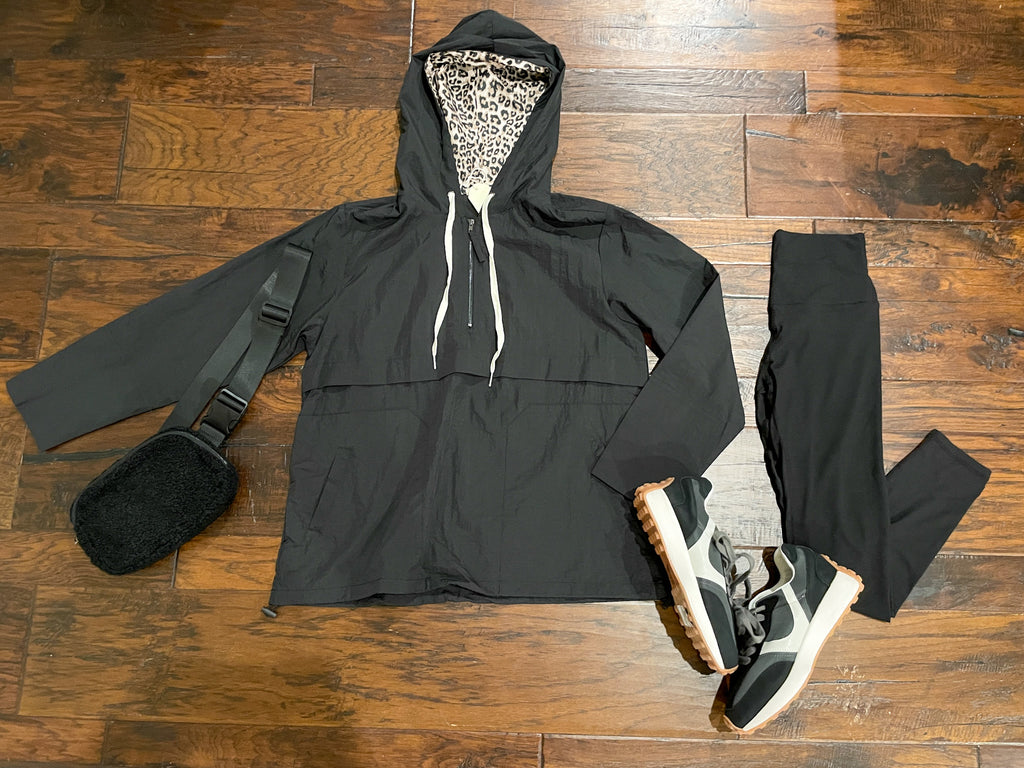SALE! No Stopping Me Windbreaker in Black