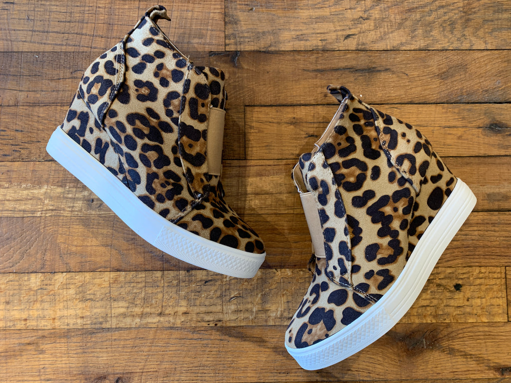Winslet Wedge Sneaker in Leopard