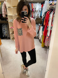 *BELLES & DOORBUSTER* Marleigh Pocket Top *Final Sale*