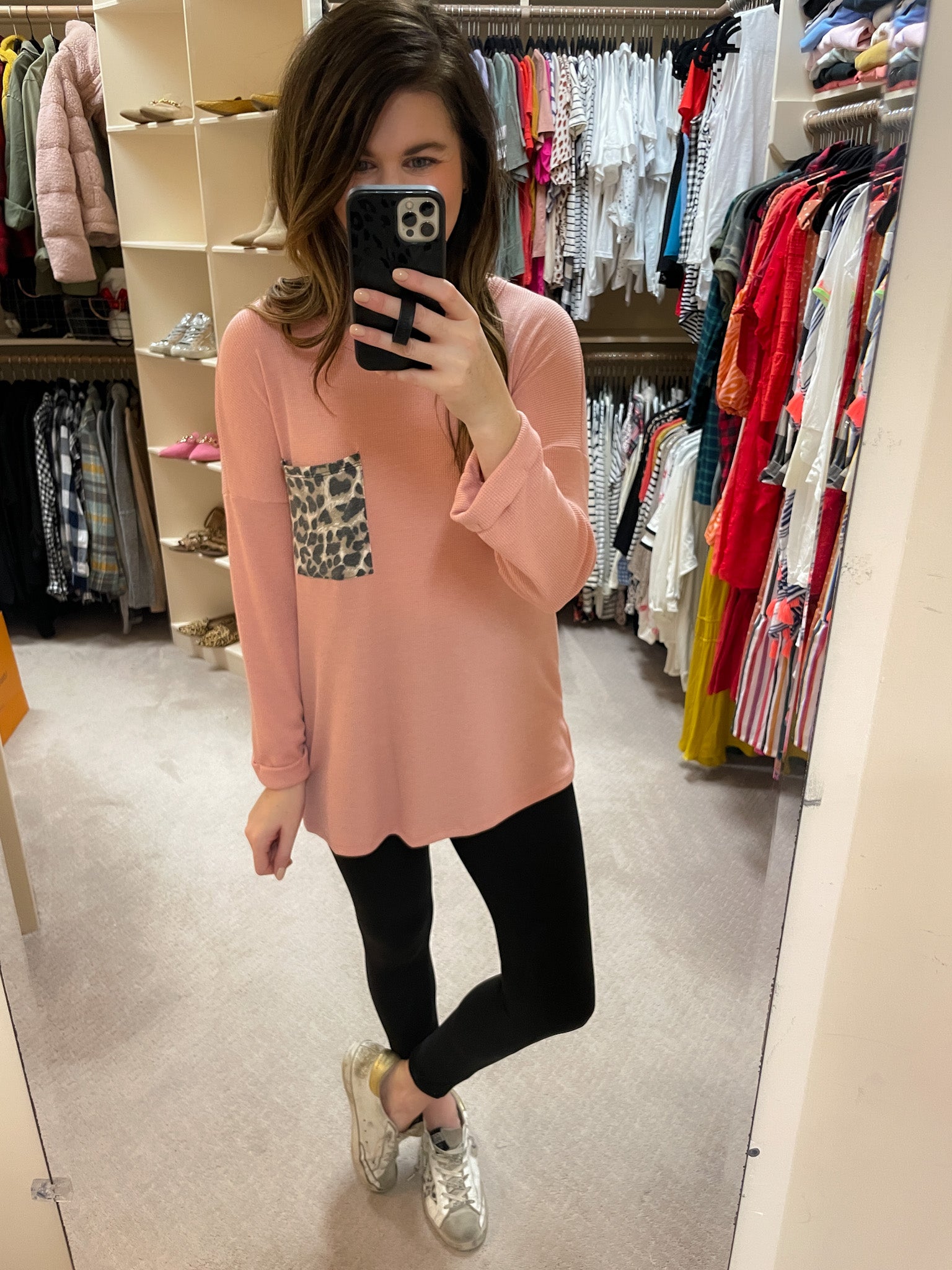 *BELLES & DOORBUSTER* Marleigh Pocket Top *Final Sale*