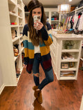 Williamsburg Color Block Cardigan