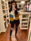 Williamsburg Color Block Cardigan