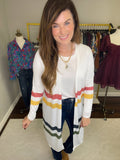 SALE! *BELLES & DOORBUSTER*  Varsity Striped Caridgan