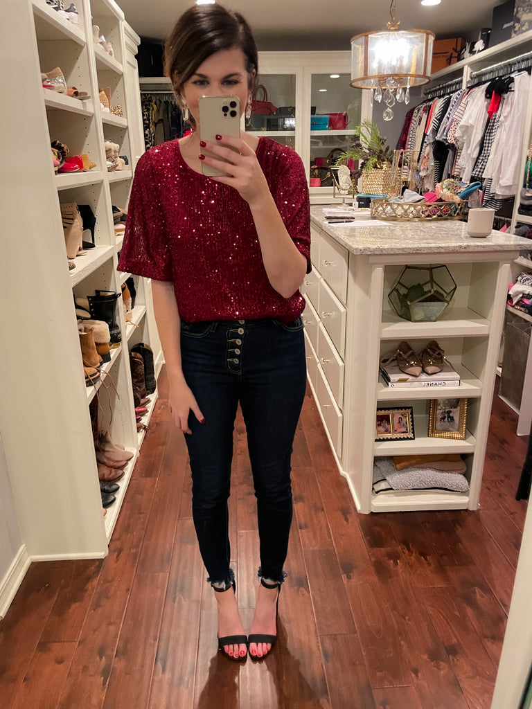 In the Mood for Sparkles Top