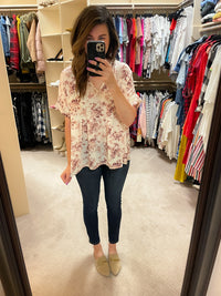 Lovely Notion Peplum Top