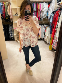 Lovely Notion Peplum Top