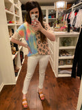 SALE! Wild and Bright Waffle Top