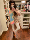 SALE! Wild and Bright Waffle Top