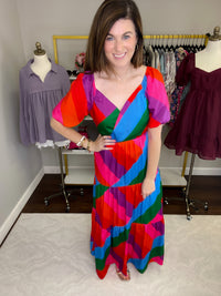 Over the Rainbow Maxi Dress