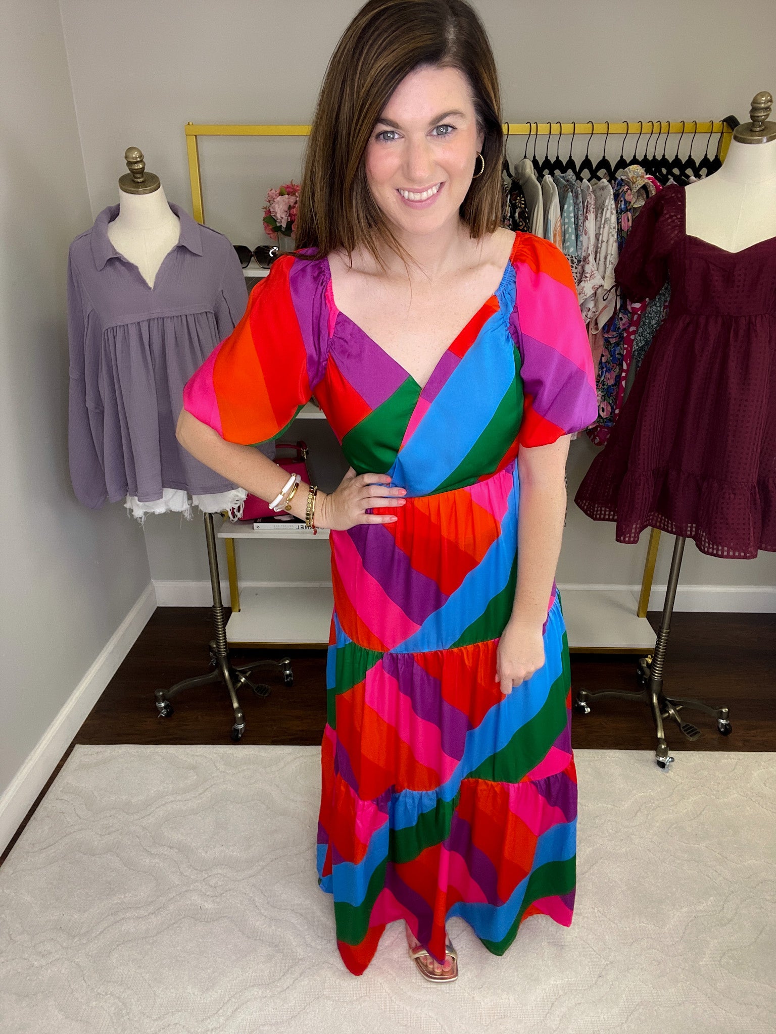Over the Rainbow Maxi Dress