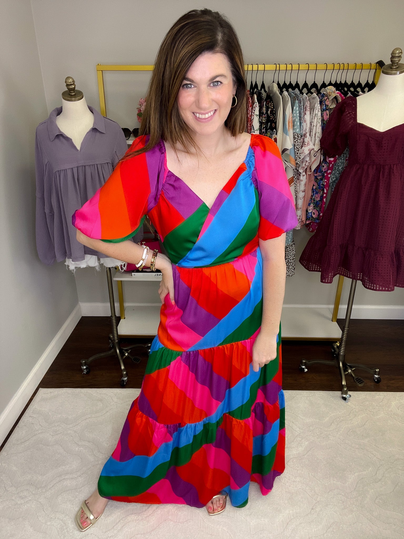 Over the Rainbow Maxi Dress