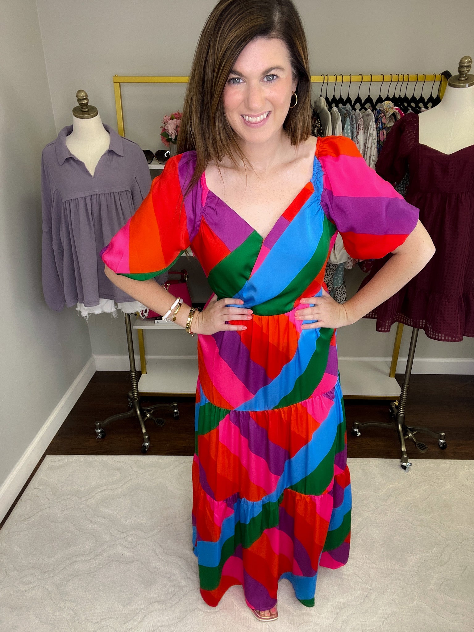 Over the Rainbow Maxi Dress