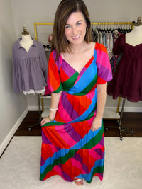 Over the Rainbow Maxi Dress
