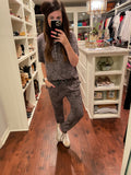 Cozy Living Tee in Charcoal