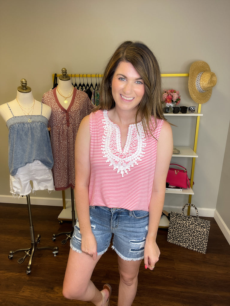 Shore Thing Tunic in Pink