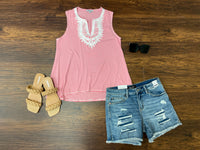 SALE! Shore Thing Tunic in Pink *Final Sale*