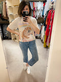 High Voltage Tour Tee in Off White