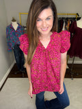 All You Need Top in Burgundy