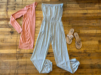 SALE! Dodson Jumpsuit in Gray *Final Sale*