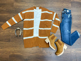 Elliston Cardigan in Rust