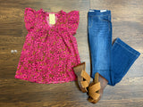 All You Need Top in Burgundy
