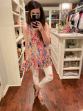 Splash of Color Tank in Coral and Royal
