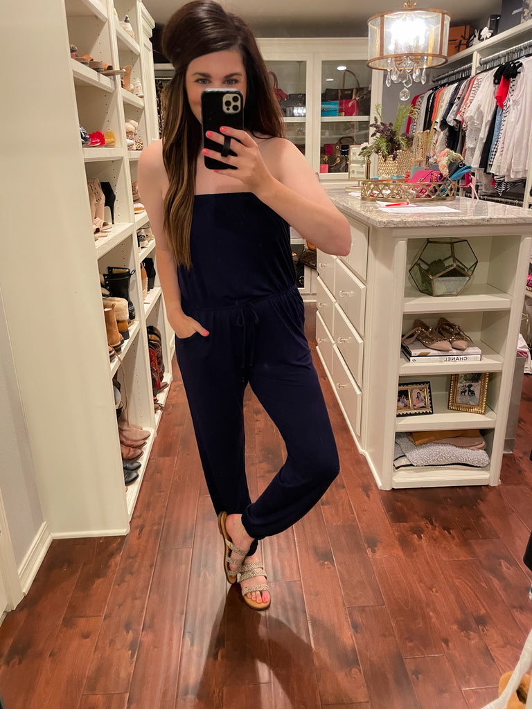 Dodson Jumpsuit in Navy