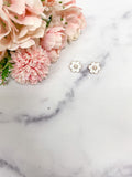 Blossom Earrings in White