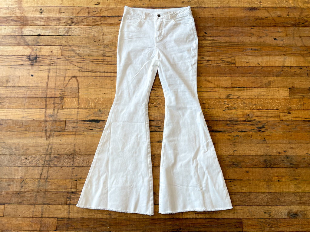 Susan Flares in White