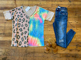 SALE! Wild and Bright Waffle Top